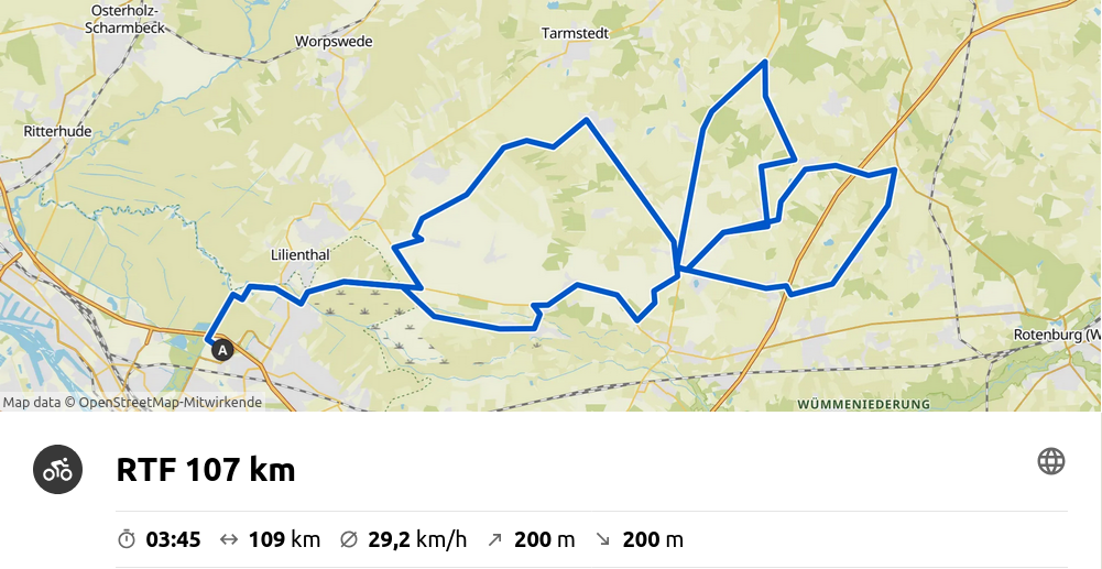 2025 RTF 106km Komoot