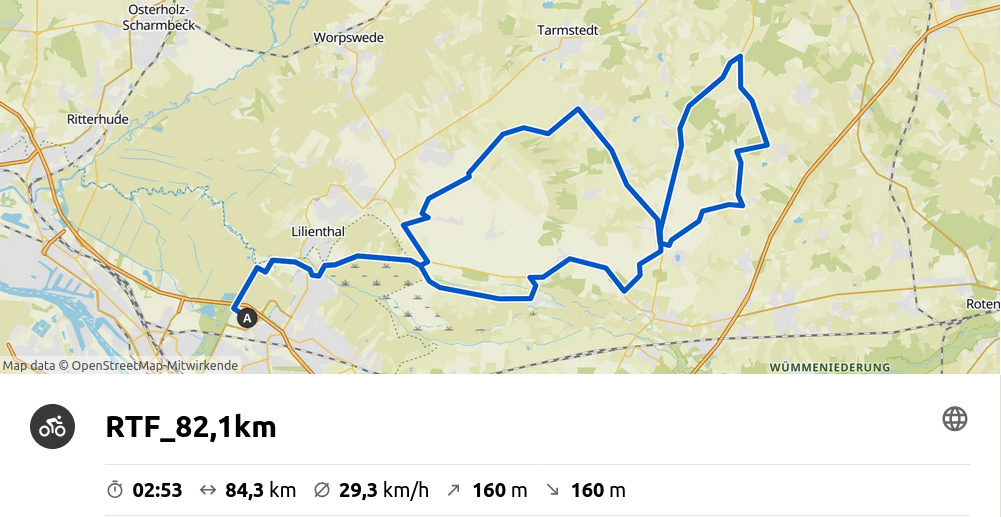 2025 RTF 82km Komoot